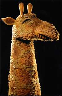 Puppenbau-Tiermaske Giraffe,Herman van Veen