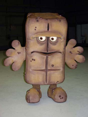 Puppenbau-Grosspuppe Bernds erste Gehversuche