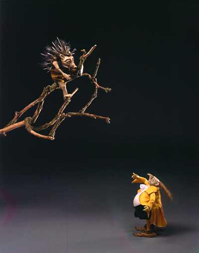 Puppenbau-Hans mein Igel und der Bediente