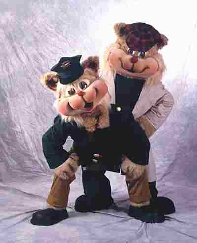 Puppenbau-Leo Listig und Locki Wachsam