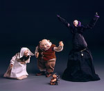 Puppenbau-Hans mein Igel, seine Eltern und der Pfarrer