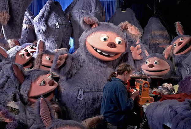 TUI-Monster während der Produktion