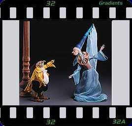 Puppenbau--Prinzessin und Bedienter aus Hans mein Igel