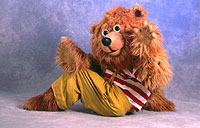 Puppenbau-Bass Bee winkt