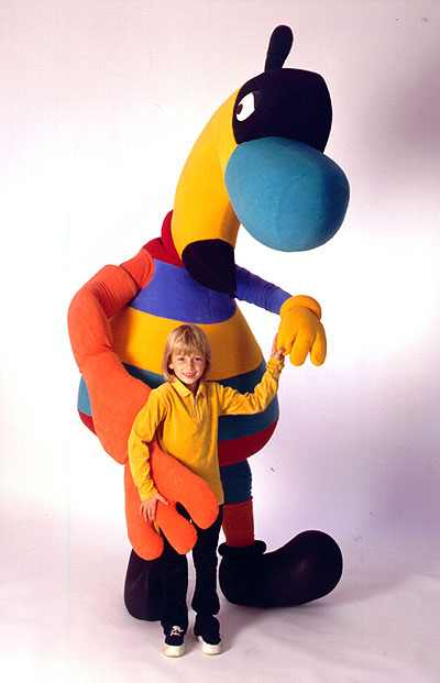 Puppenbau-Twipsy mit Anna,Expo 2000,ZDF